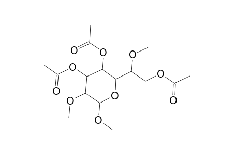 Methyl 3,4,7-tri-O-acetyl-2,6-di-O-methylheptopyranoside