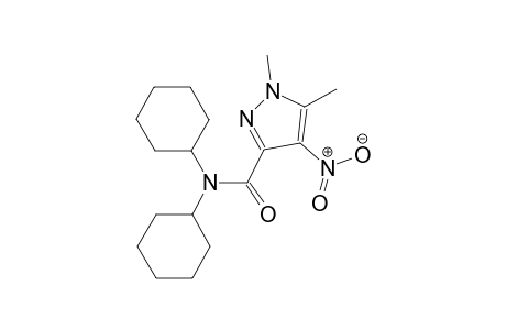 N,N-dicyclohexyl-1,5-dimethyl-4-nitro-1H-pyrazole-3-carboxamide