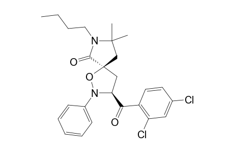 2-PHENYL-3-(2,4-DICHLOROBENZOYL)-6-OXO-8,8-DIMETHYL-1-OXA-2,7-DIAZASPIRO-[4.4]-NONANE