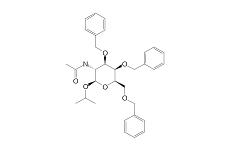 ISOPROPYL-2-ACETAMIDO-3,4,6-TRI-O-BENZYL-2-DEOXY-BETA-D-GALACTOPYRANOSIDE