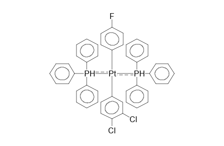 TRANS-BIS(TRIPHENYLPHOSPHINE)(3,4-DICHLOROPHENYL)(4-FLUOROPHENYL)PLATINA