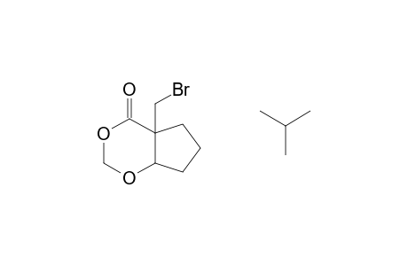 CYCLOPENTA-1,3-DIOXIN-4(4AH)-ONE, 4A-(BROMOMETHYL)-2-(1,1-DIMETHYLETHYL)TETRAHYDRO-, [2S-(2alpha,4Abeta,7Abeta)]-