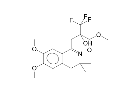 1-(2-HYDROXY-2-METHOXYCARBONYL-3,3,3-TRIFLUOROPROPYL)-3,3-DIMETHYL-6,7-DIMETHOXY-3,4-DIHYDROISOQUINOLINE