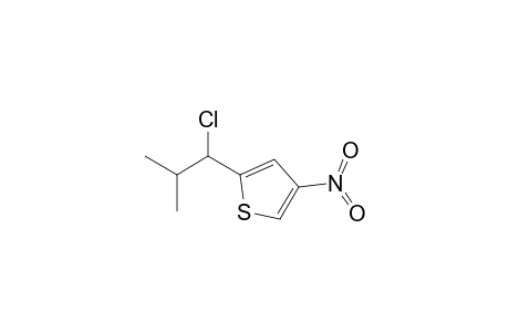 Thiophene, 2-(1-chloro-2-methylpropyl)-4-nitro-