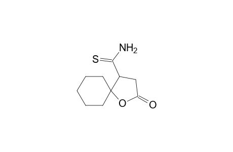 1-Oxaspiro[4.5]decane-4-thiocarboxamide, 2-oxo-