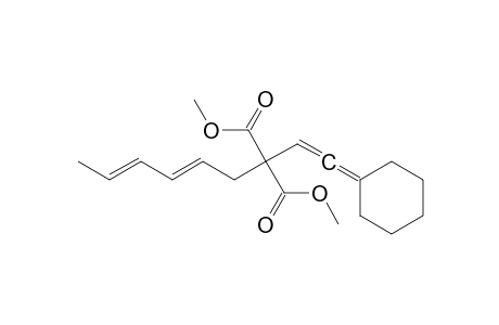 2-(2-cyclohexylideneethenyl)-2-[(2E,4E)-hexa-2,4-dienyl]propanedioic acid dimethyl ester