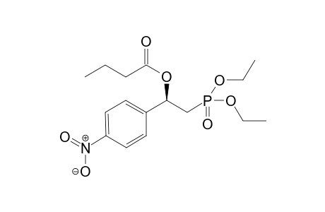 Diethyl-(R)-2-butryloxy-2-(4-nitrophenyl)-ethanephosphonate