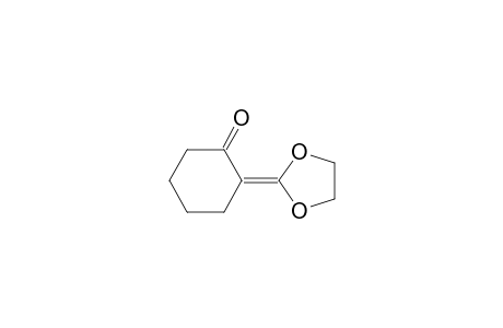 Cyclohexanone, 2-(1,3-dioxolan-2-ylidene)-
