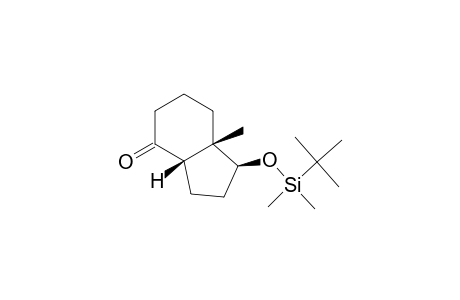 [1S-(1.alpha.,3a.alpha.,7a.alpha.)]-octahydro-1-[(tert-butyldimethylsilyl)oxy]-7a-methyl-4H-inden-4-one