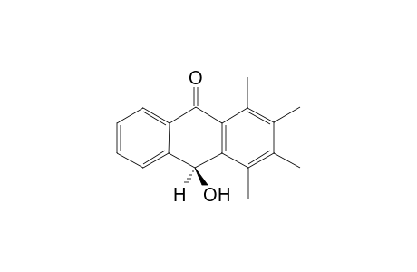 10-Hydroxy-1,2,3,4-tetramethyl-9-anthrone