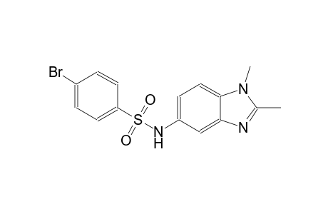 4-bromo-N-(1,2-dimethyl-1H-benzimidazol-5-yl)benzenesulfonamide