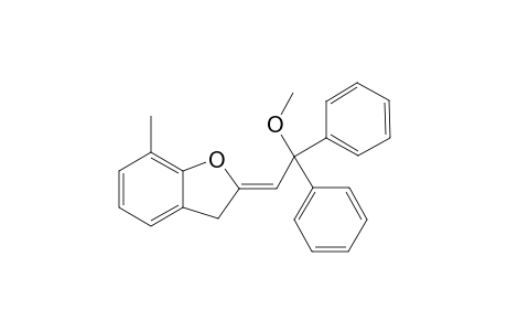 2-((Z)-(Methoxydiphenylmethyl)methylidene)-7-methyl-2,3-dihydrobenzofuran
