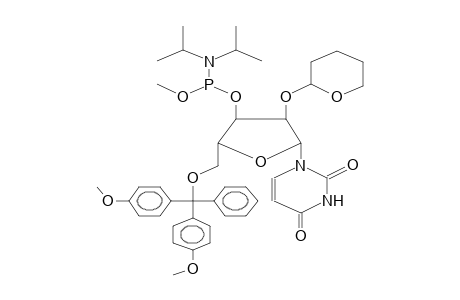 5'-O-DIMETHOXYTRITYL-2'-O-TETRAHYDROPYRANYLURIDINE-3'-METHYLDIISOPROPYLAMIDOPHOSPHITE