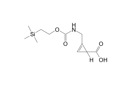 2-({N-2-Trimethylsilylethoxycarbonyl)amino}methylcycloprop-2-ene-1-carboxyloic acid