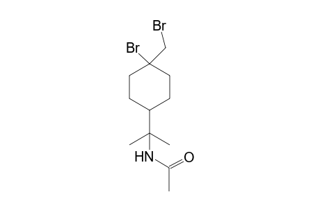 (r-1,c-4)-8-acetomido-1,7-dibromo-p-menthane