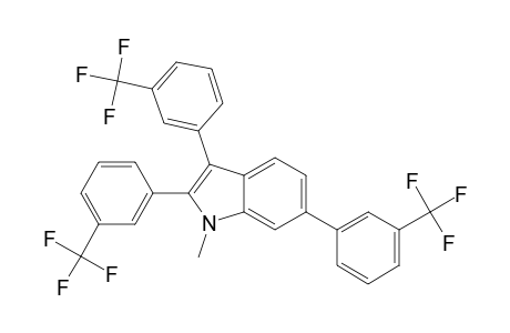 1-Methyl-2,3,6-tris(3-(trifluoromethyl)phenyl)-1H-indole