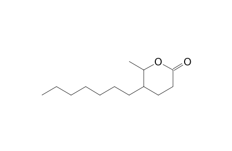 5-Heptyl-6-methyl-2-tetrahydropyranone