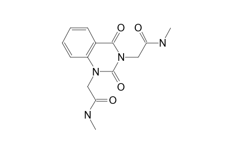 N-Methyl-2-{1-[(methylcarbamoyl)methyl]-2,4-dioxoquinazolin-3-yl}acetamide