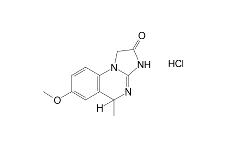 3,5-dihydro-7-methoxy-5-methylimidazo[1,2-a]quinazolin-2(1H)-one, monohydrochloride