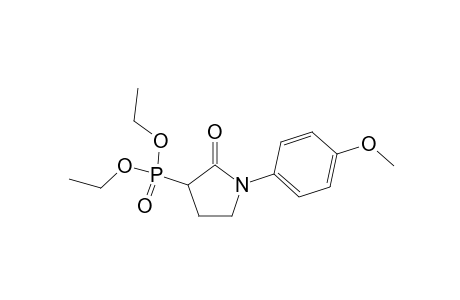 1-(4-Methoxy-phenyl)-2-oxo-pyrrolidin-3-yl]-phosphonic acid diethyl ester