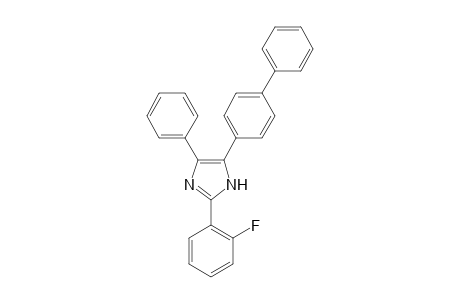 5-Biphenyl-4-yl-2-(2-fluoro-phenyl)-4-phenyl-1H-imidazole