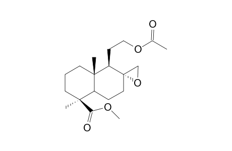(1S,4aS,5R,6R)-5-(2-acetoxyethyl)-1,4a-dimethyl-spiro[decalin-6,2'-oxirane]-1-carboxylic acid methyl ester