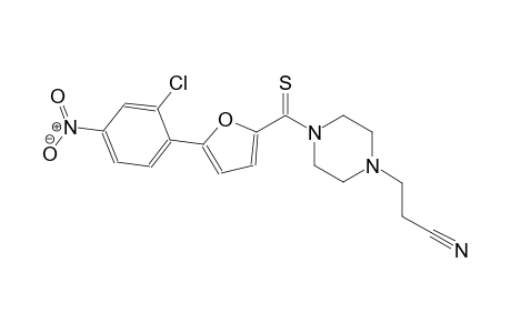 3-(4-{[5-(2-chloro-4-nitrophenyl)-2-furyl]carbothioyl}-1-piperazinyl)propanenitrile