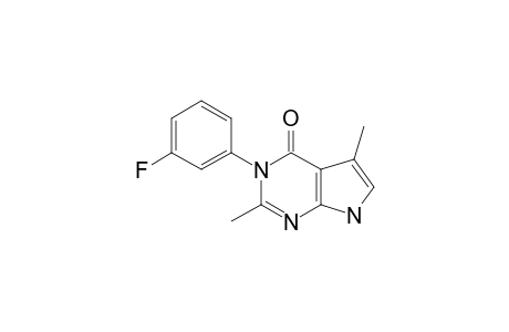 5-METHYL-3-(3-FLUOROPHENYL)-3,7-DIHYDRO-4-H-PYRROLO-[2.3-D]-PYRIMIDIN-4-ONE