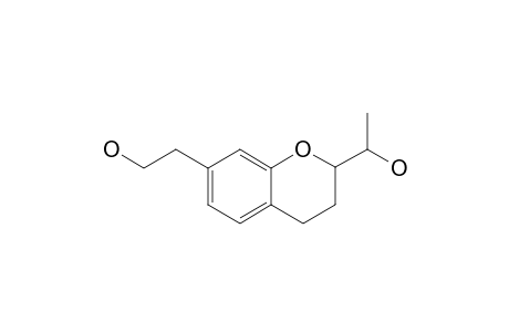 7-(1'-HYDROXYETHYL)-2-(2''-HYDROXYETHYL)-3,4-DIHYDROBENZOPYRAN