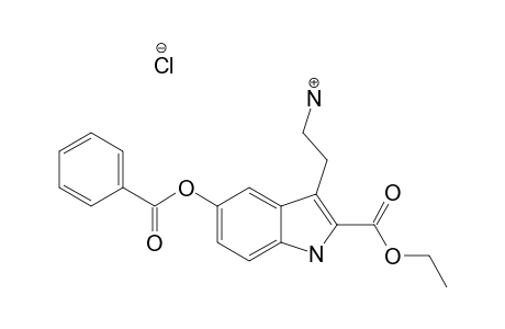 3-(2-AMINOETHYL)-5-BENZOYLOXY-1H-INDOLE-2-CARBOXYLIC-ACID-ETHYLESTER-HYDROCHLORIDE