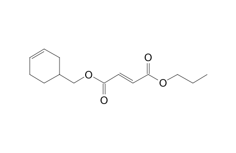 Fumaric acid, cyclohex-3-enylmethyl propyl ester