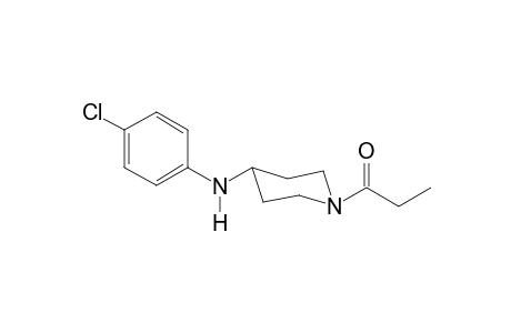 1-[4-(4-Chloroanilino)piperidin-1-yl]propan-1-one