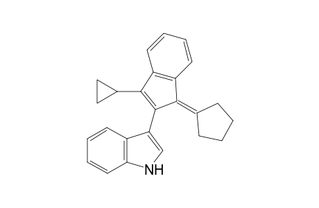 3-(1-Cyclopentylidene-3-cyclopropyl-1H-inden-2-yl)-1H-indole