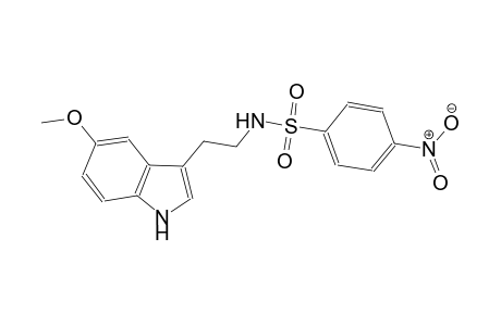 N-[2-(5-methoxy-1H-indol-3-yl)ethyl]-4-nitrobenzenesulfonamide