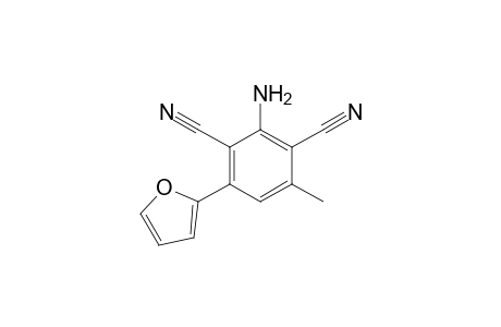 3-(2-Furyl)-2,6-dicyano-5-methylaniline