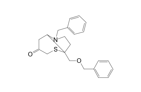 1-Benzyl-4-oxo-7-[(benzyloxy)methyl]-1-aza-6-thiabicyclo[4.3.0(2,7)]nonane