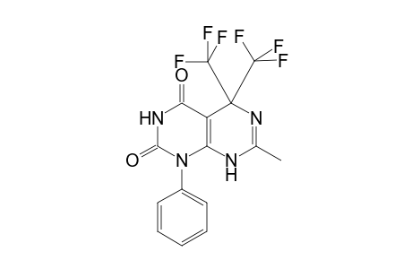 1H-Pyrimido[4,5-d]pyrimidine-2,4-dione, 7-methyl-1-phenyl-5,5-bistrifluoromethyl-5,8-dihydro-