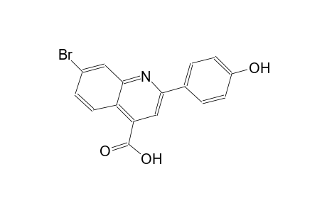 7-bromo-2-(4-hydroxyphenyl)-4-quinolinecarboxylic acid