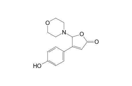 4-(4-hydroxyphenyl)-5-morpholinofuran-2(5H)-one