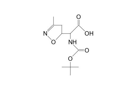 erythro-T-Butoxycarbonylamino-(3-methyl-4,5-dihydr O-isoxazol-5-yl)-acetic acid
