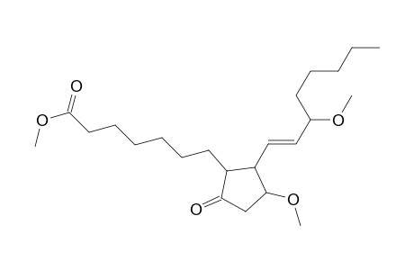 Methyl 7-(2-(3-methoxy-1-octenyl)-3-methoxy-5-oxocyclopentyl)heptanoate