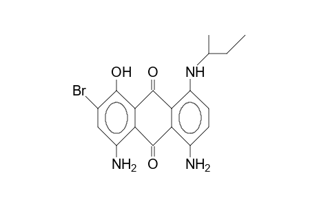 7-Bromo-1-(1-methyl-propylamino)-4,5-diamino-8-hydroxy-anthraquinone