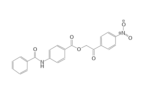 benzoic acid, 4-(benzoylamino)-, 2-(4-nitrophenyl)-2-oxoethyl ester