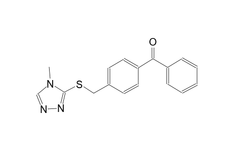 methanone, [4-[[(4-methyl-4H-1,2,4-triazol-3-yl)thio]methyl]phenyl]phenyl-