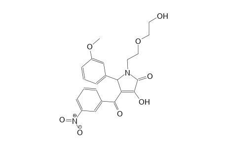 3-hydroxy-1-[2-(2-hydroxyethoxy)ethyl]-5-(3-methoxyphenyl)-4-(3-nitrobenzoyl)-1,5-dihydro-2H-pyrrol-2-one