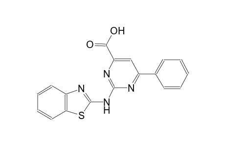2-(1,3-benzothiazol-2-ylamino)-6-phenyl-4-pyrimidinecarboxylic acid