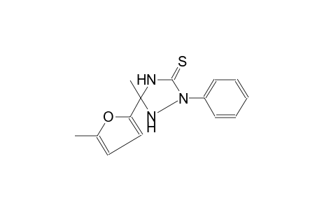 5-Methyl-5-(5-methyl-2-furyl)-2-phenyl-1,2,4-triazolidine-3-thione