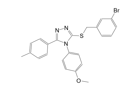 3-[(3-bromobenzyl)sulfanyl]-4-(4-methoxyphenyl)-5-(4-methylphenyl)-4H-1,2,4-triazole