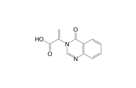 3(4H)-Quinazolineacetic acid, .alpha.-methylene-4-oxo-