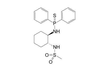 (1R,2R)-(+)-N-diphenylthiophosphoryl-N'-methanesulfonamidecyclohexane-1,2-diamine